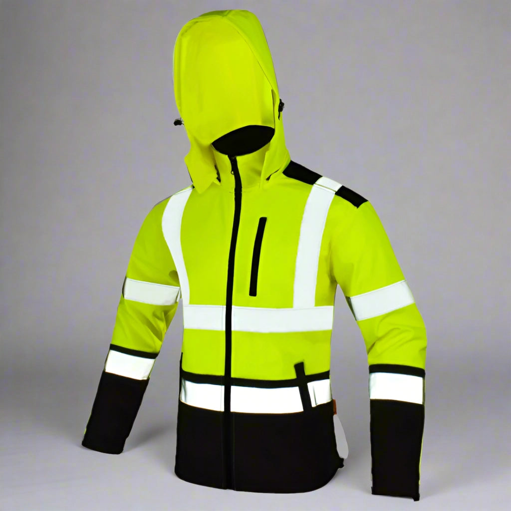 Delovna jakna Softshell (Rumena/Črna) – Artmas Softref