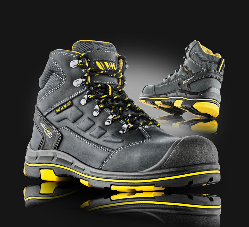 VM FOOTWEAR DORTMUND 2540/S7L ESD • Zaščitni delovni visoki čevlji • [črna-rumena]