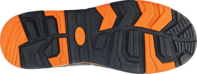 VM FOOTWEAR STUTTGART 2550/O6 ESD • Delovni visoki čevlji • [črna-oranžna]