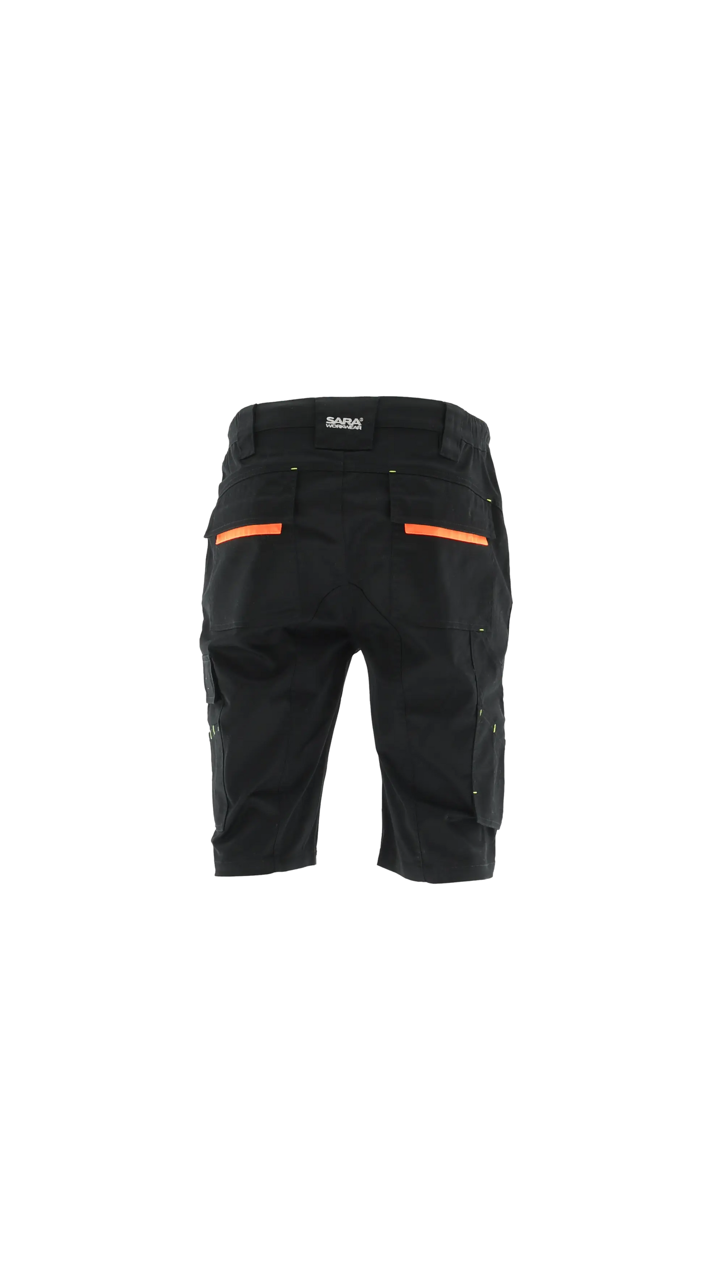 Sara ACTIFLEX 22-2536 [stretch kratke hlače/črna-oranžna]