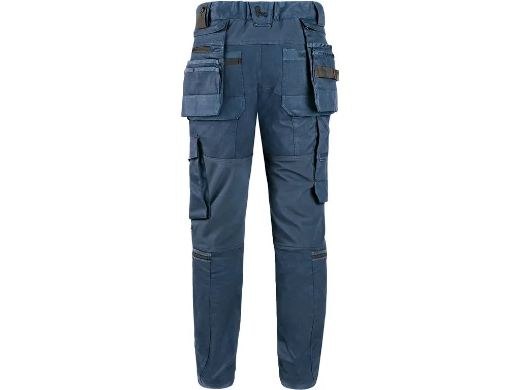 CXS LEONIS 1020-411 • [4X_stretch hlače/modra-črna]