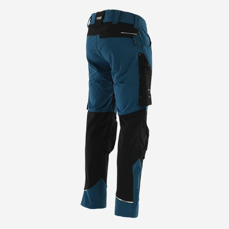 Sara MOTIONFLEX [4Xstretch hlače / petrol‑črna]