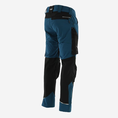 Sara MOTIONFLEX [4Xstretch hlače / petrol‑črna]