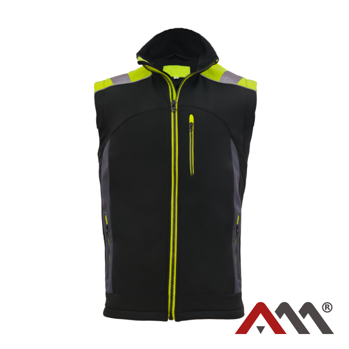 Artmas Classwork BZR softshell brezrokavnik z odsevnimi trakovi