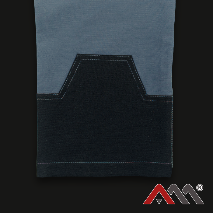 Spodnji rob hlačnic na stretch softshell delovnih hlačah Artmas Exo Ultima