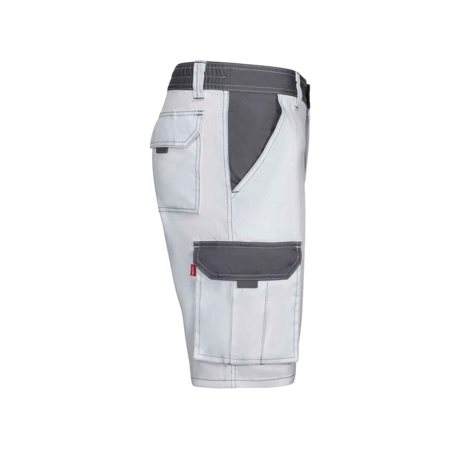Belo-sive kratke delovne hlače Velilla Two-Tone za pleskarje