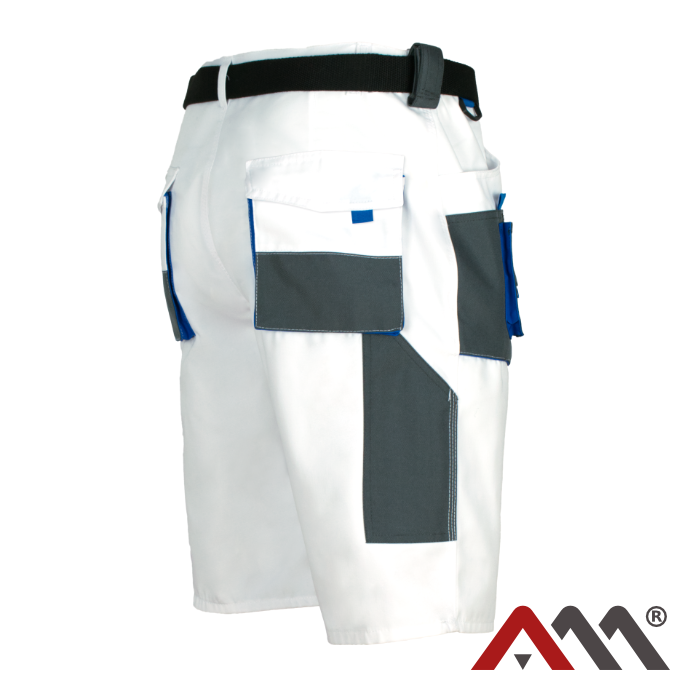 Kratke delovne hlače (Bela) – Artmas Classic White