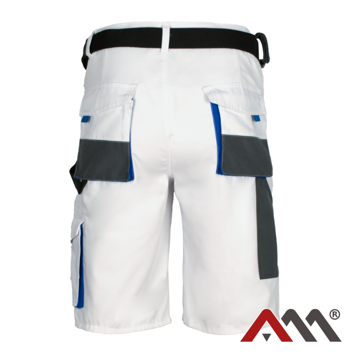 Kratke delovne hlače (Bela) – Artmas Classic White