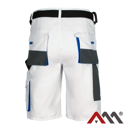 Kratke delovne hlače (Bela) – Artmas Classic White