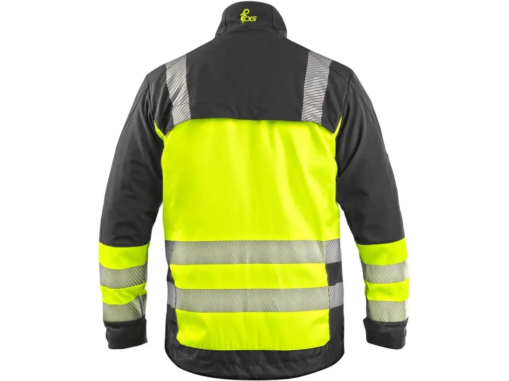 Zadnja stran HiVis stretch delovne jakne CXS Naos