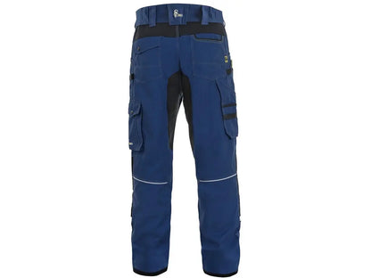 Zadnja stran delovnih hlač CXS Stretch temno modre