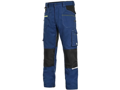 Delovne hlače CXS Stretch temno modre spredaj