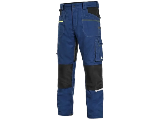 Delovne hlače CXS Stretch temno modre spredaj