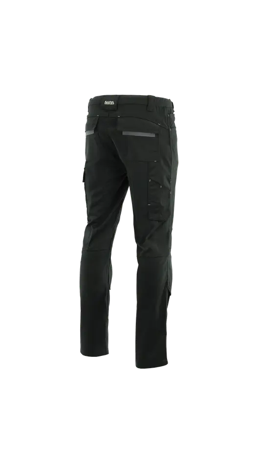 Delovne hlače Stretch (Črna/Siva) – Sara Actiflex