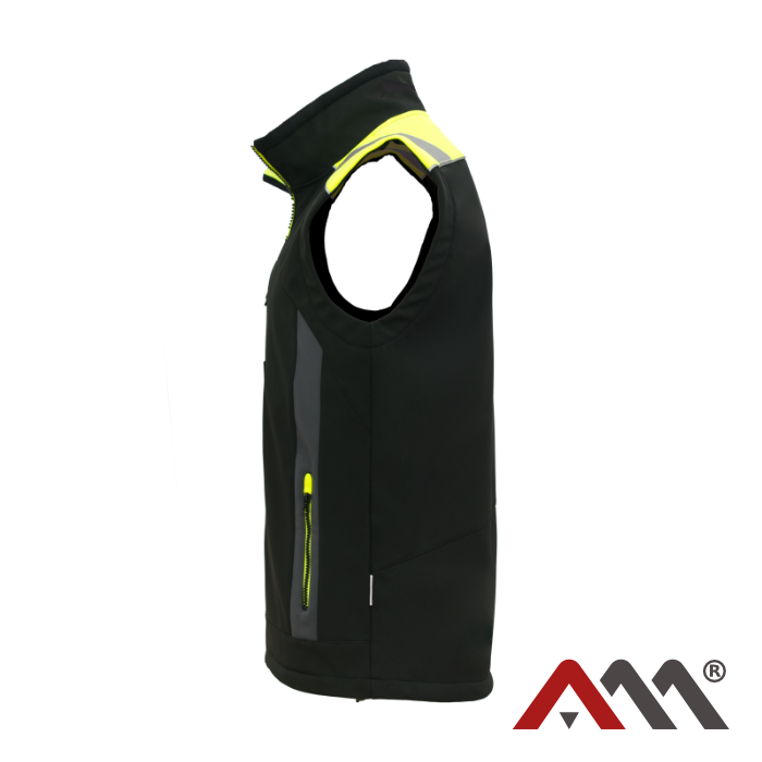 Stranski pogled softshell delovnega brezrokavnika Artmas Classwork BZR