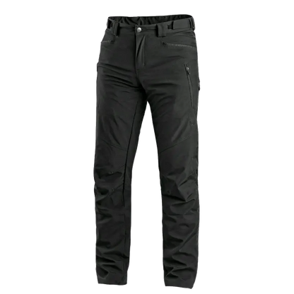 Softshell stretch delovne hlače CXS Akron črne spredaj