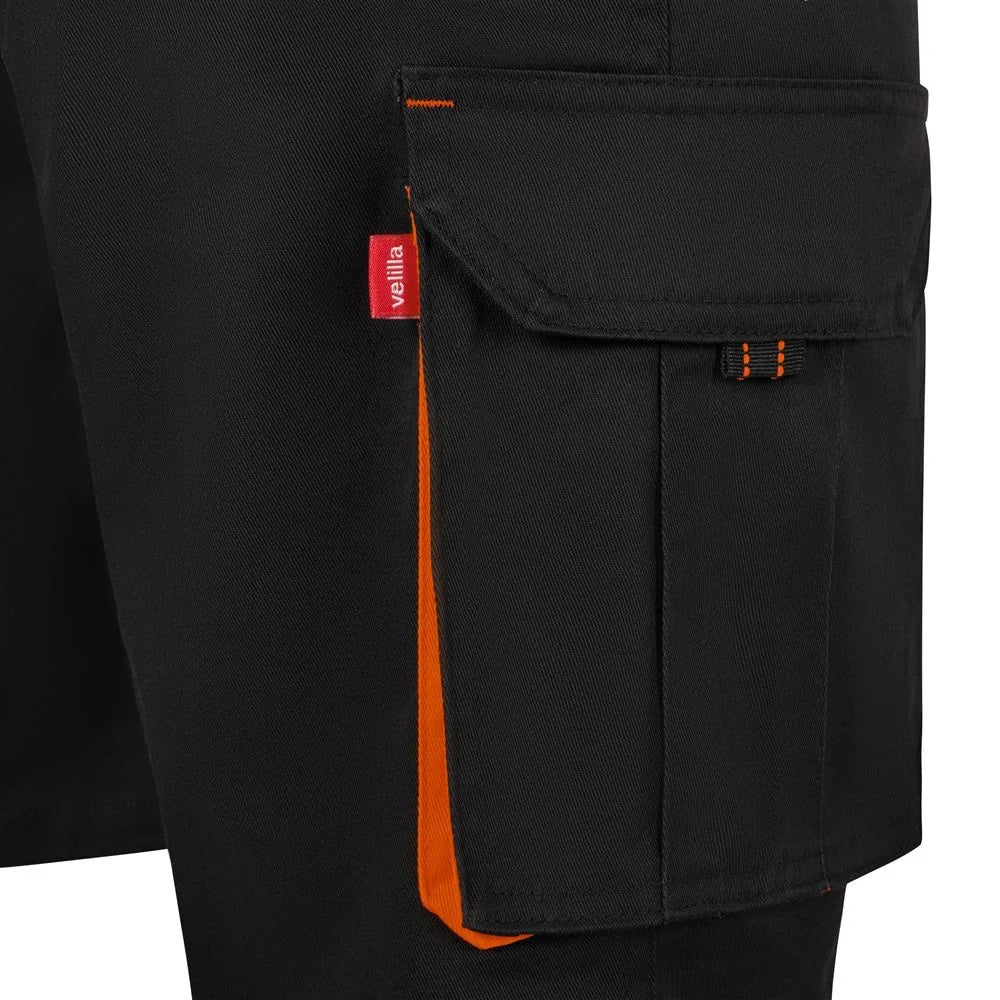Stranski žepi na stretch kratkih hlačah Velilla Two-Tone