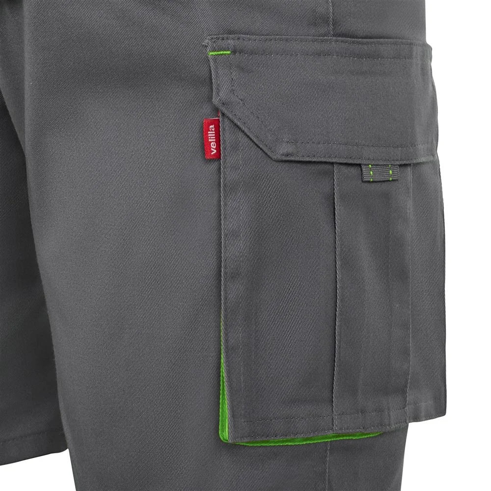 Stranski žepi na stretch kratkih hlačah Velilla Two-Tone