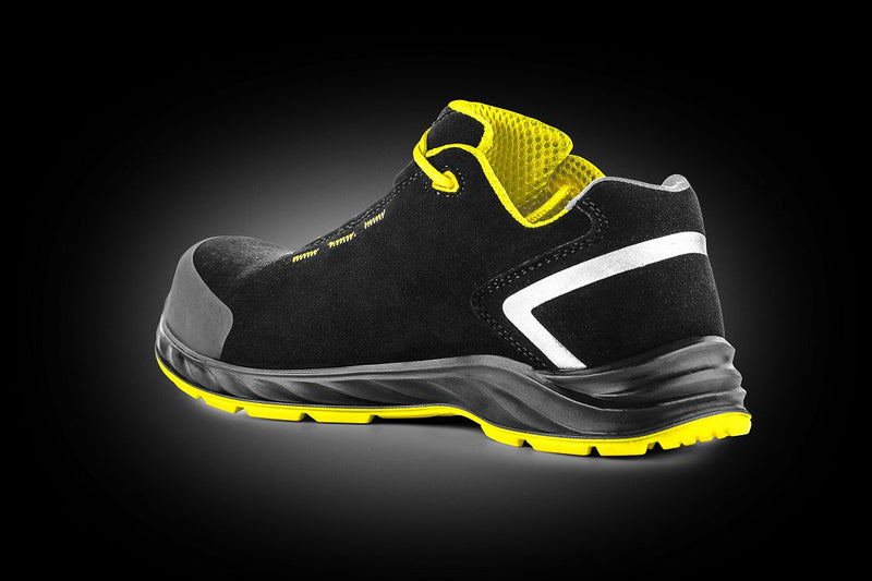 VM FOOTWEAR CALIFORNIA 2295/S3 ESD • Zaščitni nizki čevlji ESD • [črna-rumena]