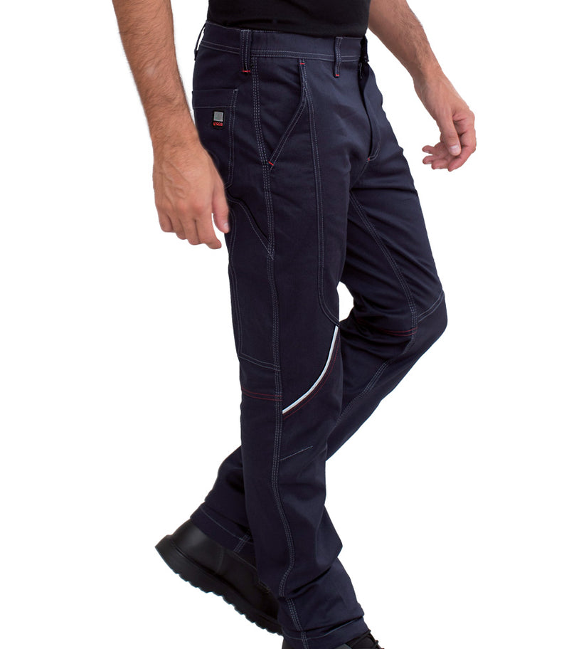 SIGGI BOSTON STRETCH • Zaščitne delovne hlače do pasu • [temno modra]