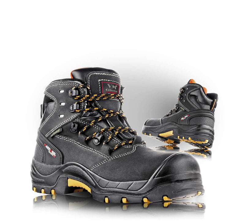 VM FOOTWEAR DUBLIN 2440/S3 HRO • Zaščitni visoki čevlji • [črna-rumena]