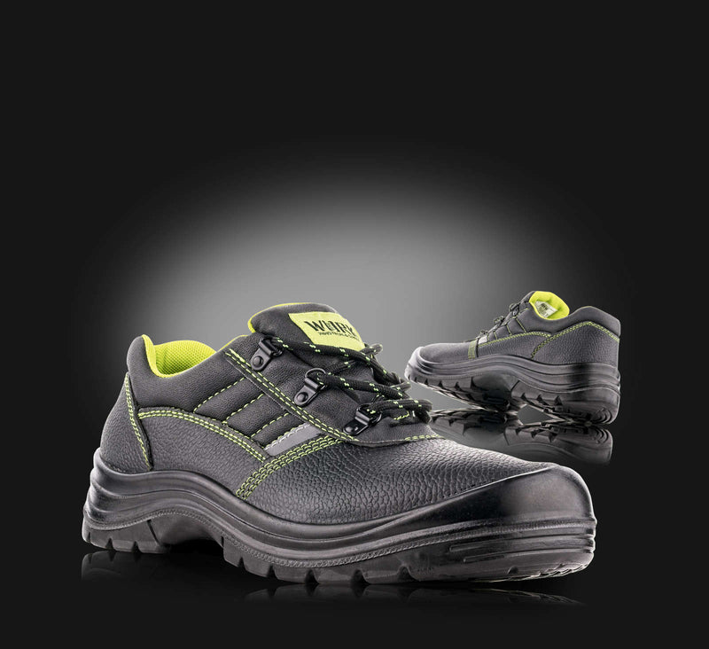 VM FOOTWEAR GÖTEBERG 3285/S1 • Zaščitni nizki čevlji • [črna-rumena]