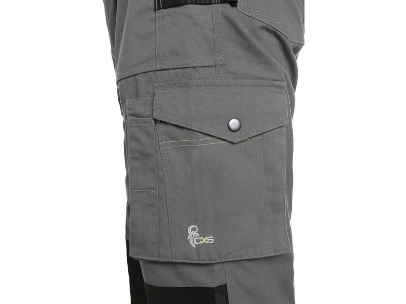 CXS STRETCH GB • Zaščitne delovne farmer hlače • [siva/črna]