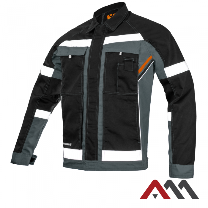 ARTMAS PROFESSIONAL REF • Zaščitna delovna jakna • [grafitna-črna]