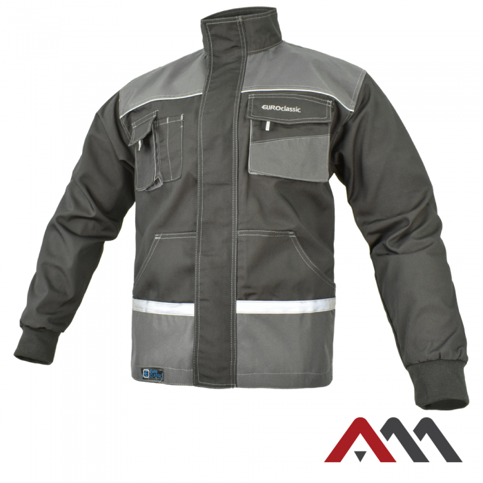 ARTMAS EUROCLASSIC • Zaščitna delovna jakna • [grafitna-siva]