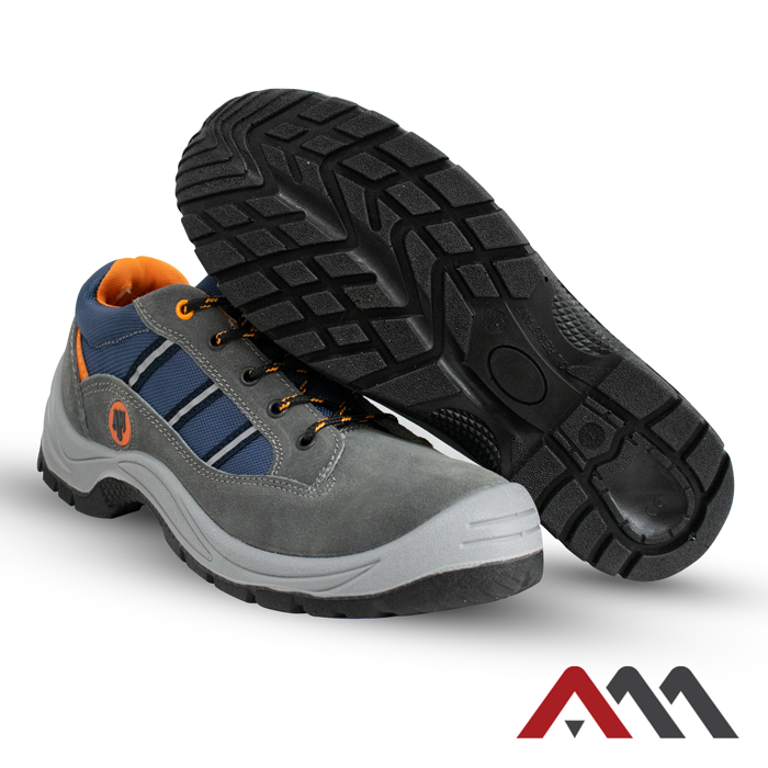 ARTMAS BPZCAN S1 • Zaščitni nizki čevlji • [siva-modra]
