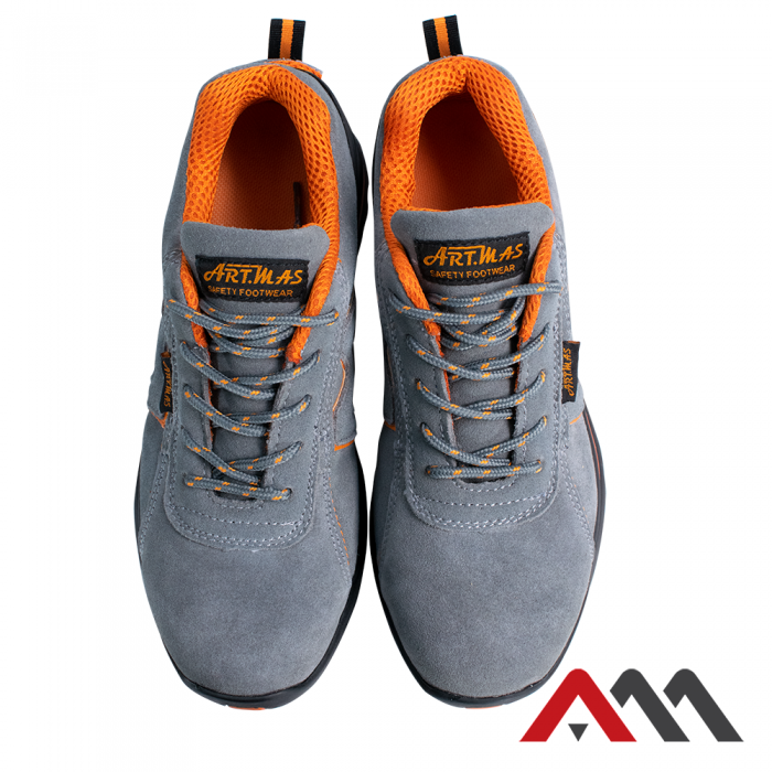 ARTMAS BSPORT 3G • Zaščitni nizki čevlji • [siva-oranžna]