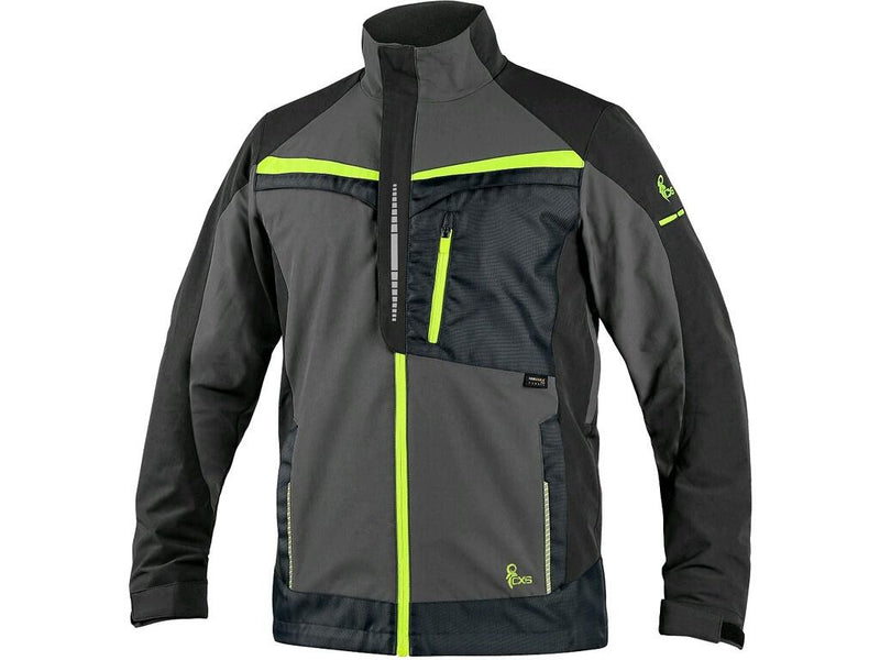 CXS NAOS GBY • Zaščitna delovna jakna • [grafitna-rumena]