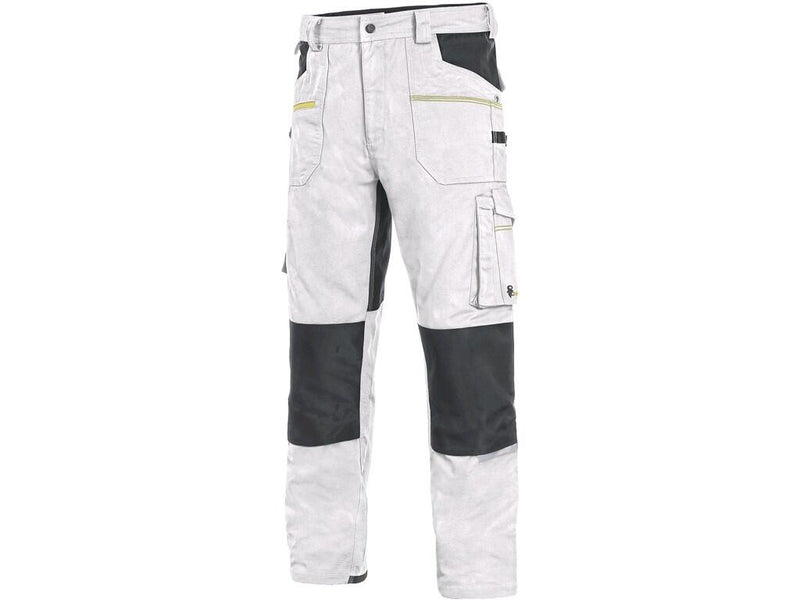 CXS STRETCH WG • Zaščitne delovne hlače do pasu • [bela/siva]