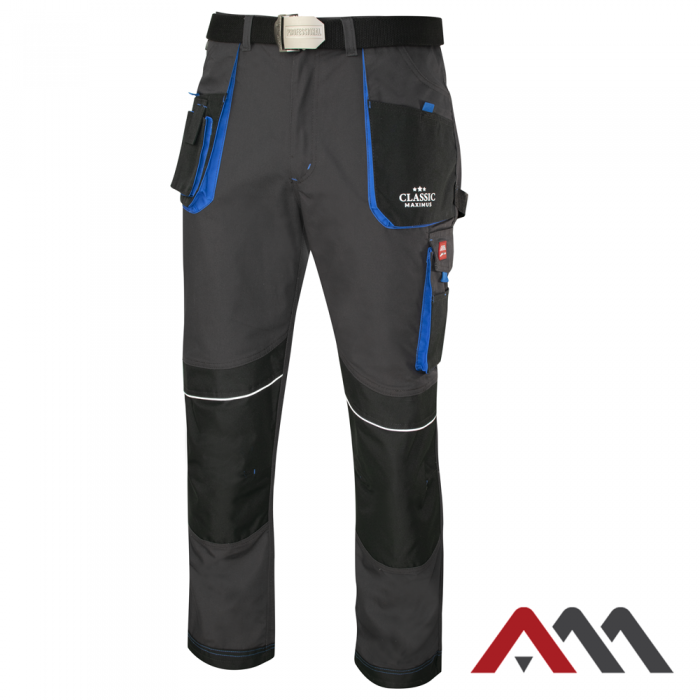 ARTMAS MAXIMUS • Zaščitne delovne hlače do pasu • [grafitna-modra]